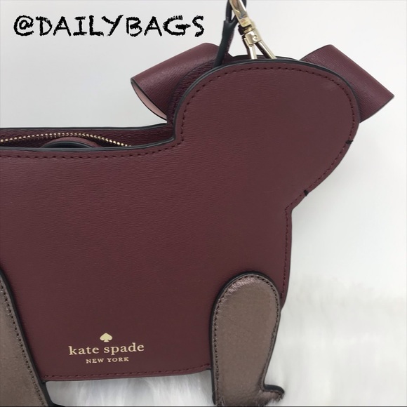 NEW KATE SPADE DOG CROSSBODY PUP BAG CROSSBODY - Picture 5 of 8